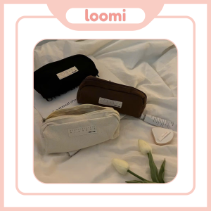 Hộp bút vải canvas trơn