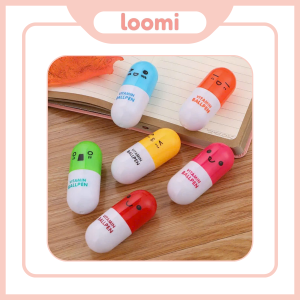 Bút highlight hình viên thuốc