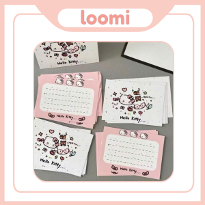 Giấy ghi chú/ thiệp mini họa tiết dễ thương