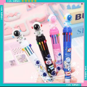 Bút bi 10 ngòi 10 màu