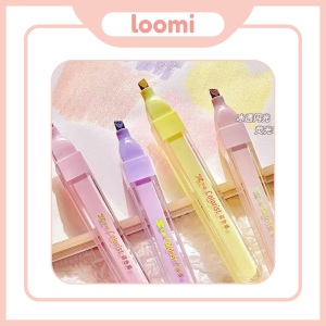 Bút highlight trong suốt ánh nhũ